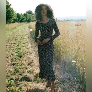 DÔEN Roselia Foxglove Floral XS NWT